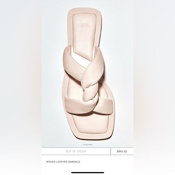 Woven leather sandals - Picture 1 of 7